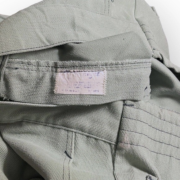 70s Wrangler Wrapid Transit Corduroy Bell Bottom Pants Flare 32 x 30 Grey Blue - Picture 8 of 8